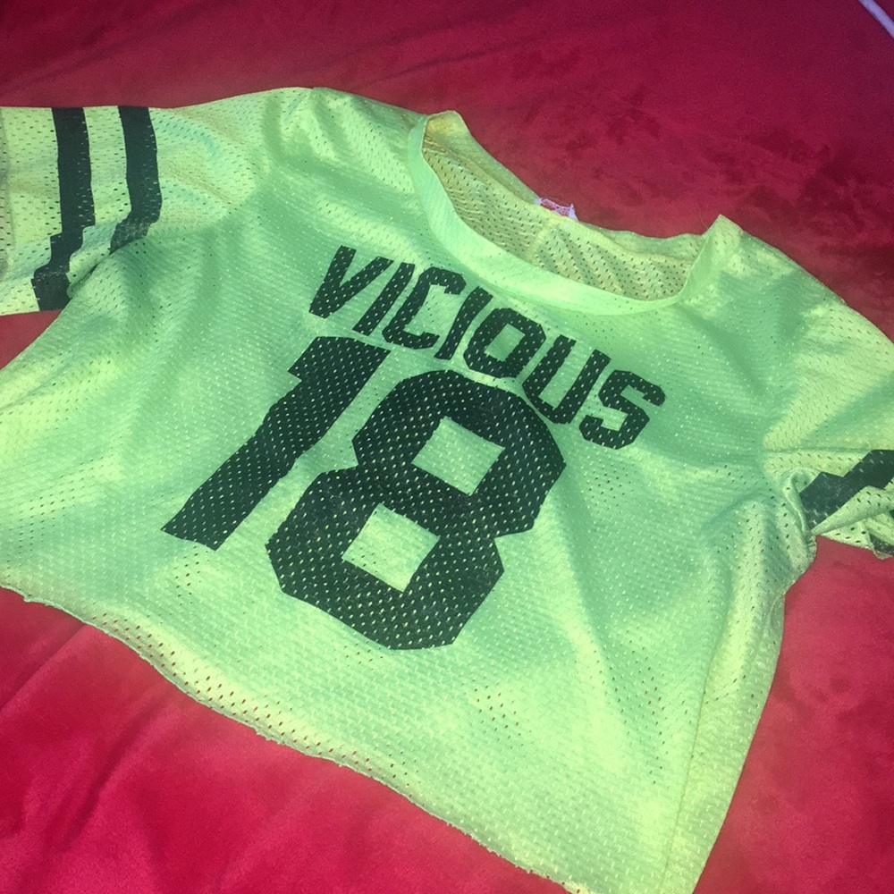 Neon crop top